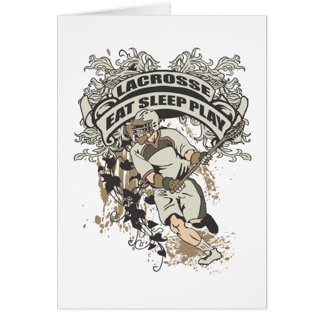 Mangez, dormez, jouez à la lacrosse (Devant)