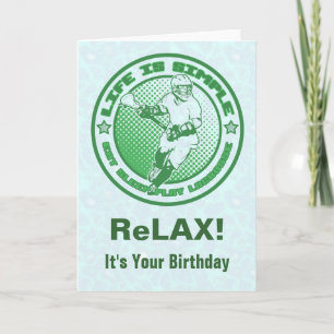 Mangez, dormez, jouez la carte d'anniversaire de