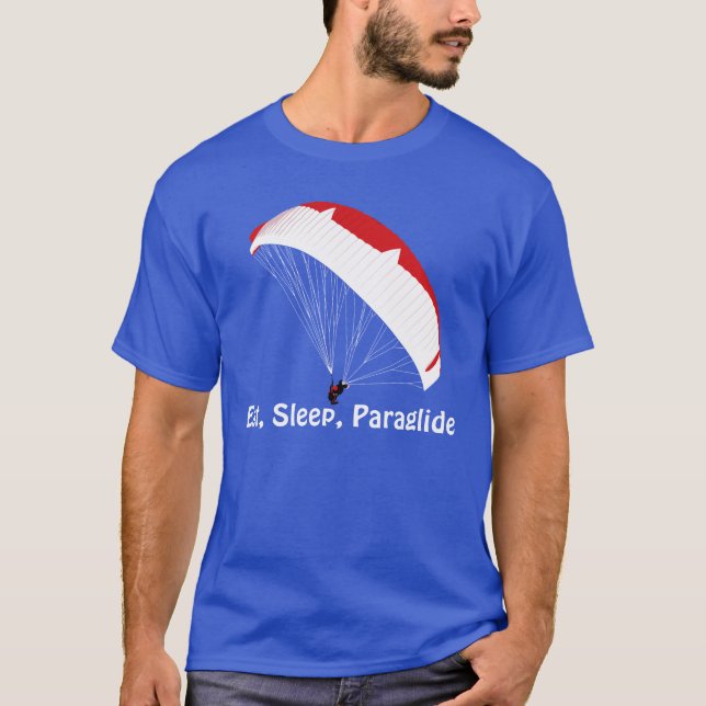Mangez, dormez, T-shirt de Paraglide (Devant)