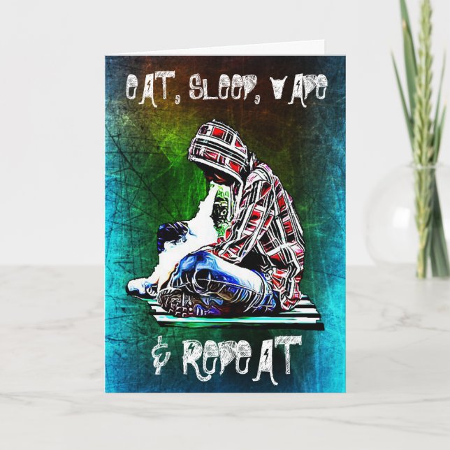 Mangez, dormez, videz et prenez une bonne carte d' (Devant)