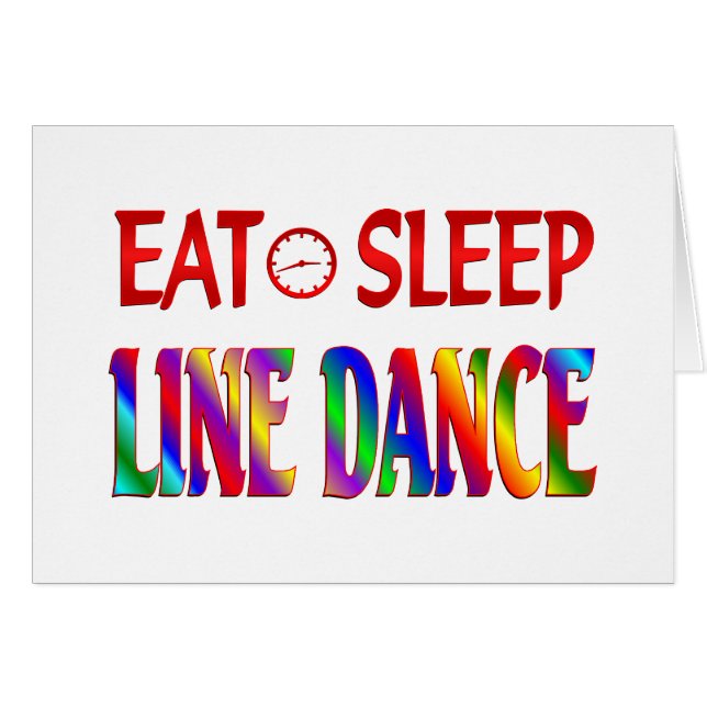 Mangez la ligne danse de sommeil (Devant horizontal)