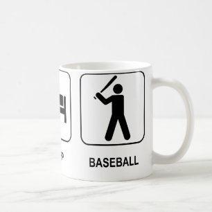 Mangez la tasse de base-ball de sommeil