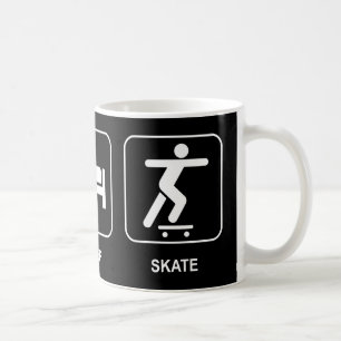 Mangez la tasse de patin de sommeil