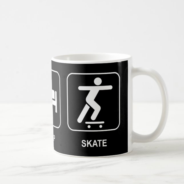 Mangez la tasse de patin de sommeil (Droite)