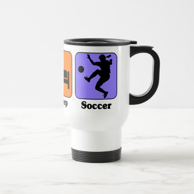 Mangez la tasse du football de sommeil (Droite)