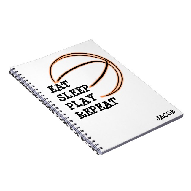 Mangez le carnet de basket-ball de répétition de (Côté Droit)