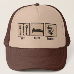 Mangez le casquette de camionneur de jeu de