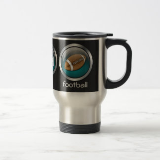 Mangez le football de sommeil : : Tasse de voyage