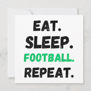 Mangez Le Football Dormir Répéter Maigre Manger Le