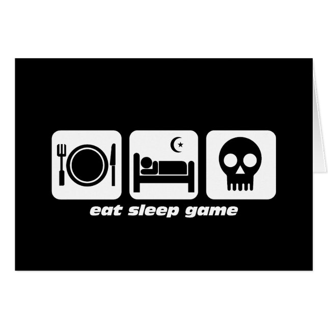 Mangez le jeu de sommeil (Devant horizontal)