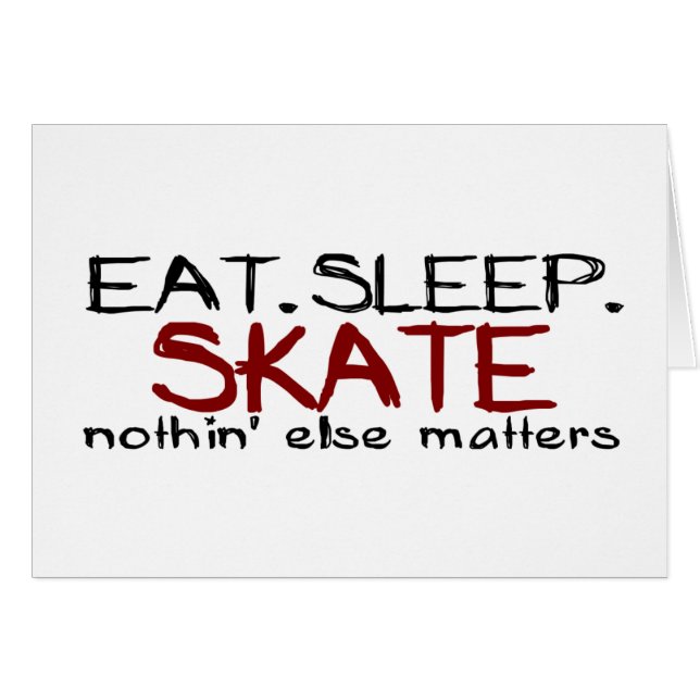 Mangez le patin de sommeil (Devant horizontal)