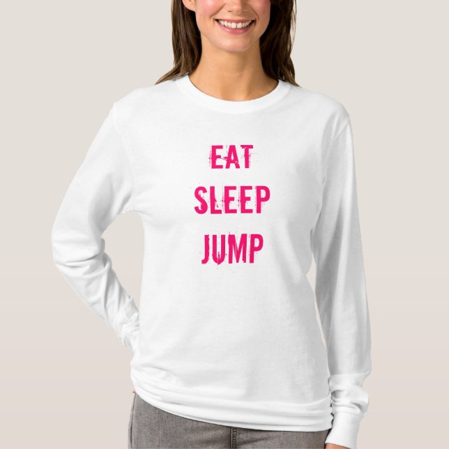 MANGEZ le rose et le blanc de sweat - shirt à (Devant)