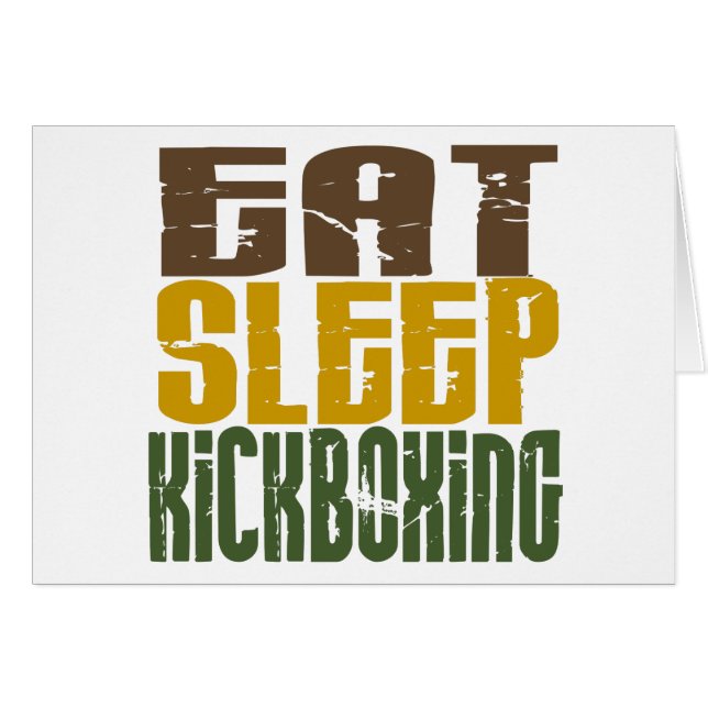 Mangez le sommeil Kickboxing 1 (Devant horizontal)
