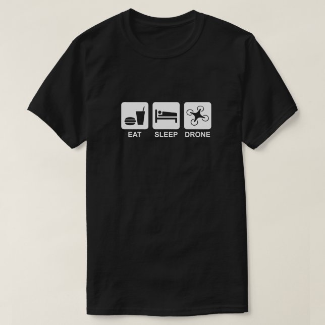 Mangez le T-shirt de bourdon de sommeil (Design devant)