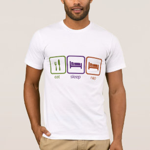 Mangez le T-shirt de petit somme de sommeil