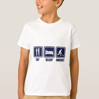 Mangez le T-shirt de répétition de hockey sur