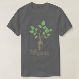 Mangez le T-shirt naturel de santé de slogan