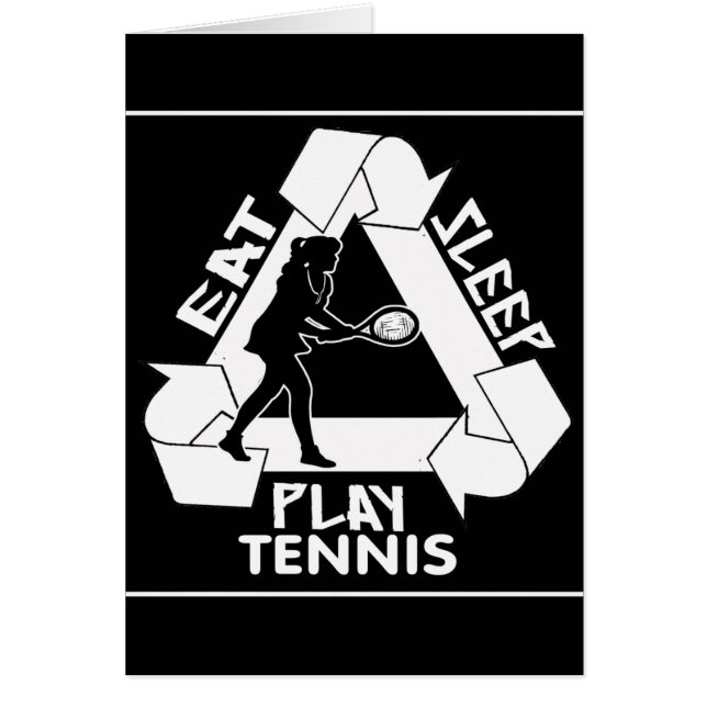 Mangez le TENNIS de jeu de sommeil - faites-le (Devant)