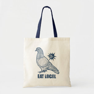 Mangez les gens du pays, sac fourre-tout à pigeon