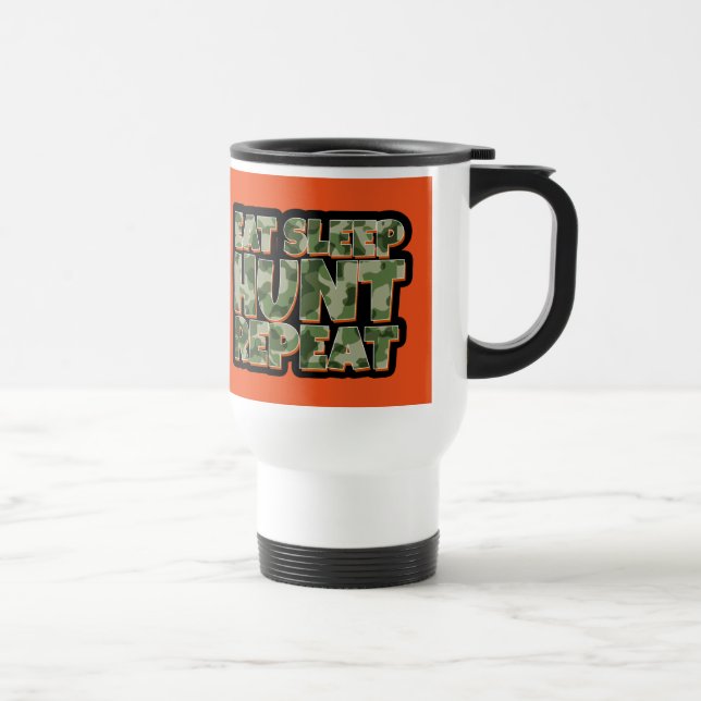 Mangez les hommes oranges de tasse de voyage de (Droite)