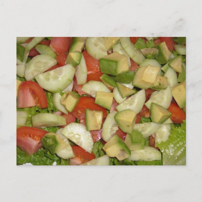 Mangez ma carte postale de salade (Devant)