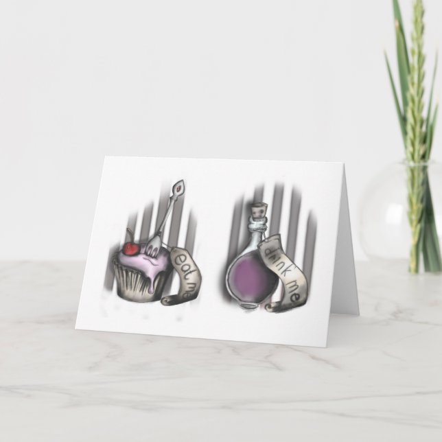 Mangez-moi - buvez-moi carte (Devant)