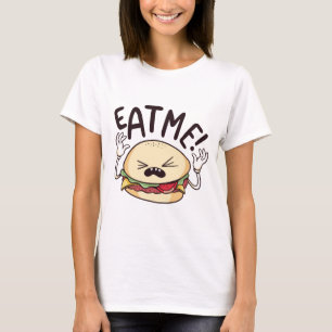 Mangez-moi Funny Cheeseburger T-shirt