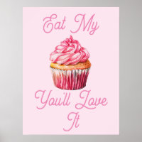 Mangez mon affiche de muffin