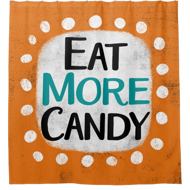 Mangez Plus Candy Douche Rideau (Devant)