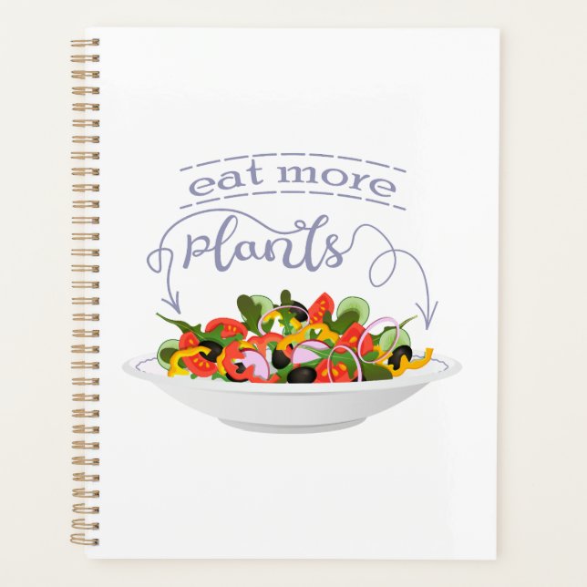 Mangez plus de plantes frais motivation salade let (Devant)