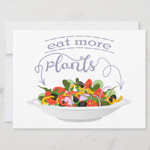Mangez plus de plantes frais motivation salade let