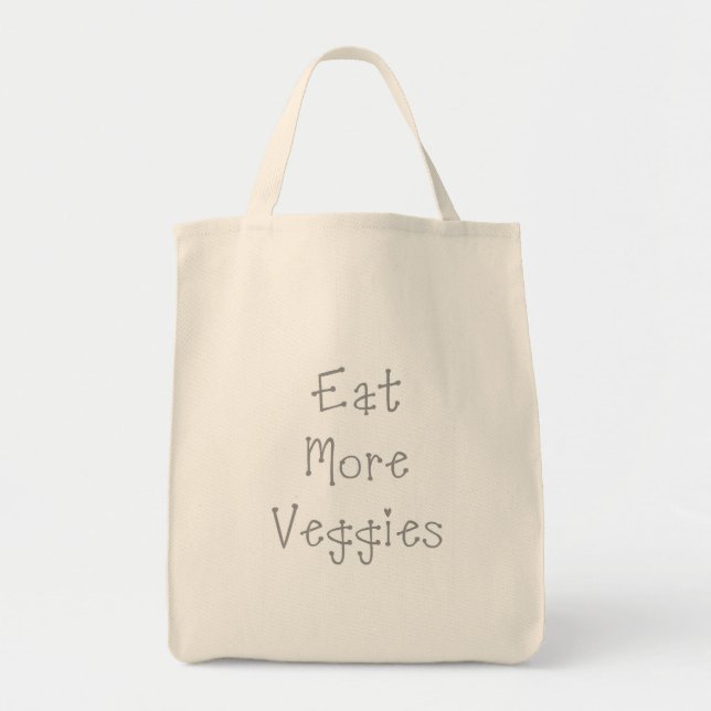 Mangez plus de sac à provisions de légume (Devant)