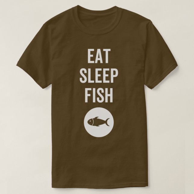 Mangez Sleep Fish Classic TShirt (Design devant)
