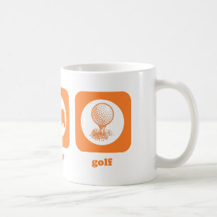 Mangez. Sommeil. Golf. Tasse