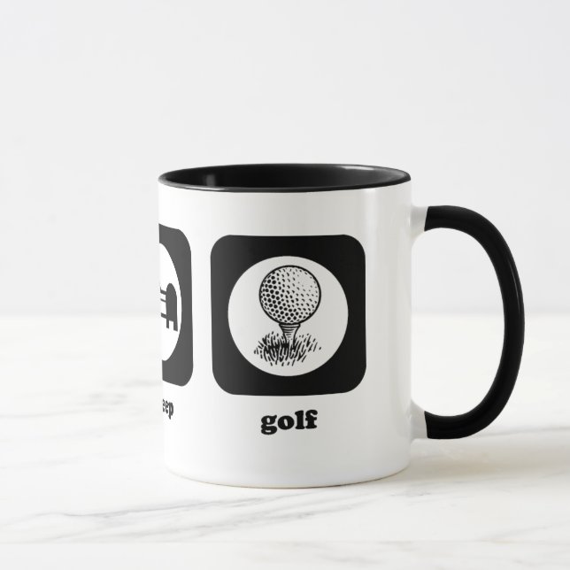 Mangez. Sommeil. Golf. Tasse (Droite)
