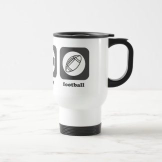 Mangez. Sommeil. Le football. Tasse