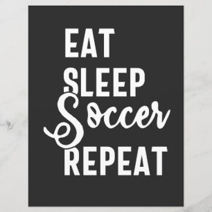 mangez sommeil soccer répéter
