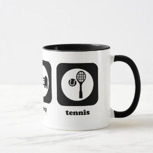 Mangez. Sommeil. Tennis. Tasse