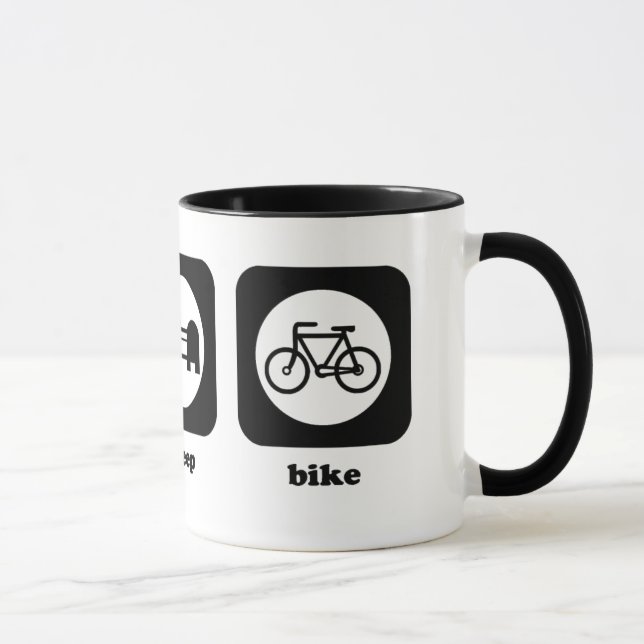 Mangez. Sommeil. Vélo. Tasse (Droite)