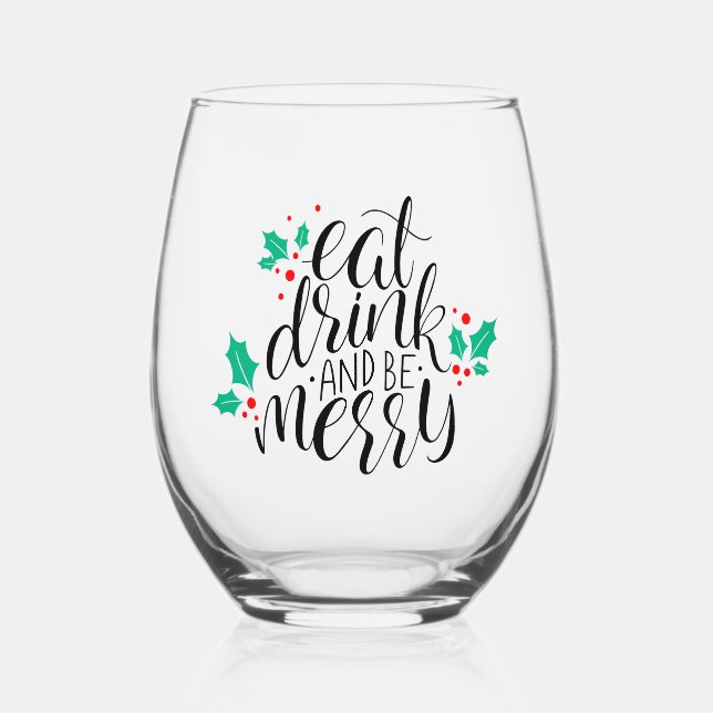 Mangez un verre et soyez joyeux Design (Recto)