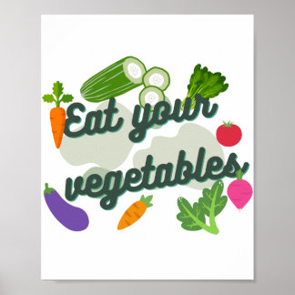 Mangez vos légumes Poster