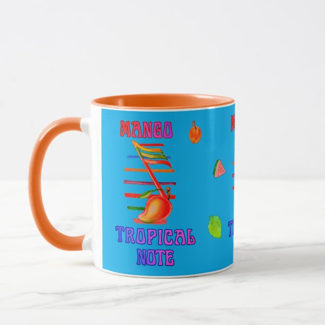 MANGO MUSIC NOTE DESIGNED MUG  (Gauche)
