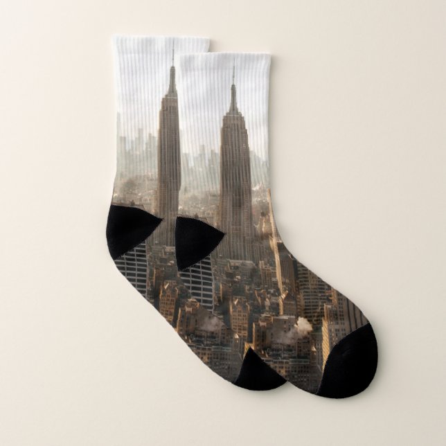 MANHATTAN NEW YORK CITY Chaussettes imprimées part (Paire)