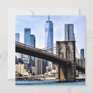 Manhattan, photo de la ville avec gratte-ciel