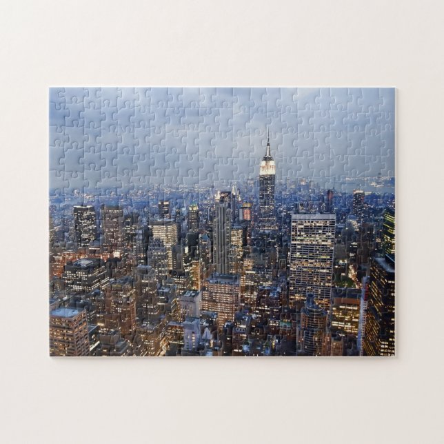 Manhattan Skyline Puzzle (Horizontal)