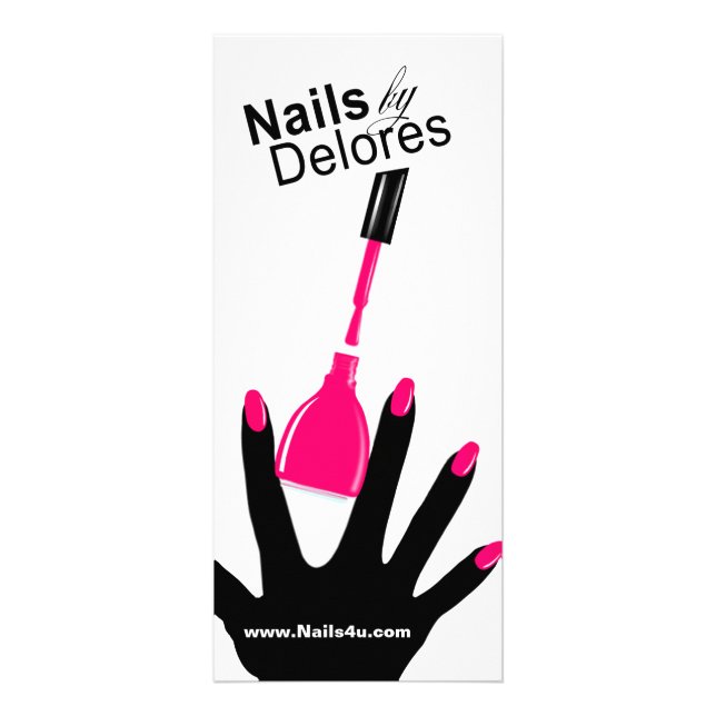 MANICING PEDICURE Coupon Menu magenta (Devant)