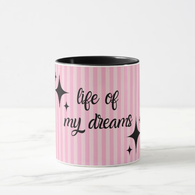 Manifestation Affirmation Positive Girly Mug (Centre)