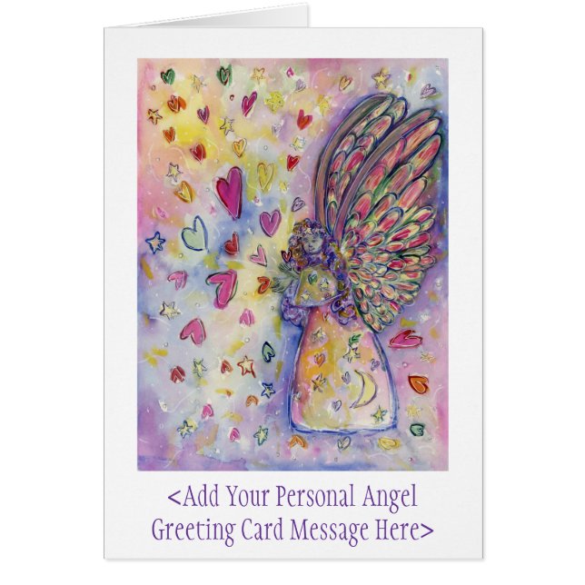 Manifestation Cartes de notes d'art Angel Universe (Devant)