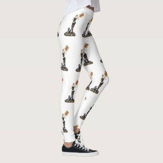 Manifestation de filles Zombie Pin Up II Leggings 