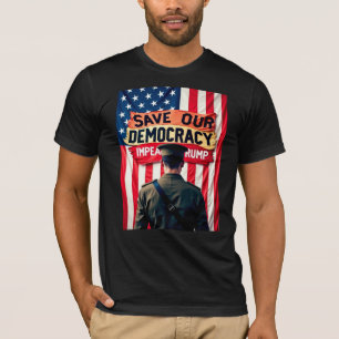 Manifestation militaire contre le T-shirt anti-Tru